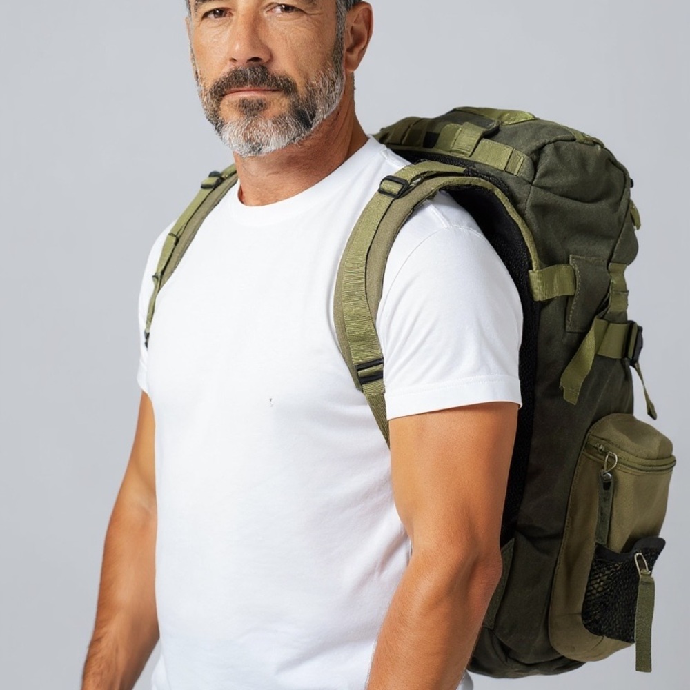 DC Men's Olive Backpack - Picture 3 of 10